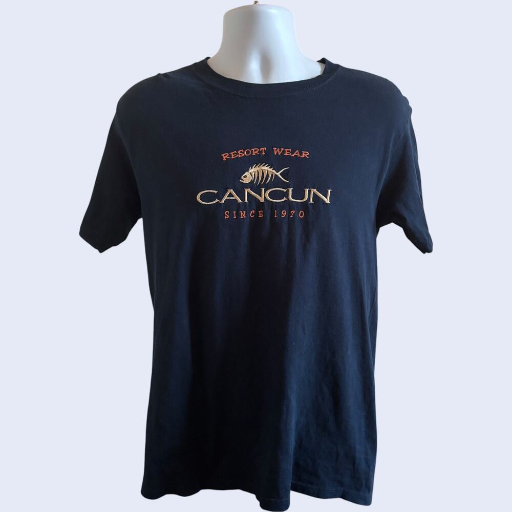 Yazbek M Heavyweight Cancun Tee Navy Regular